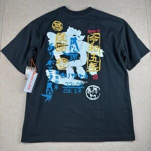 RGSTR Tokyo 79 Shirt Men M Black Japan Graphic Tee Relaxed Boxy Fit Cotton JDM‎
